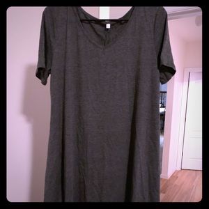 Dark Grey Shift Dress